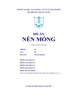 đồ án bê tông cốt thép 1