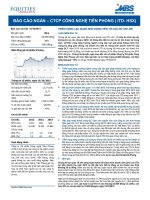 Tài liệu báo cáo ngắn công ty cổ phần công nghệ Tiên Phong