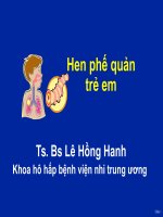 Hen phế quản trẻ em