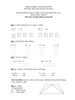 de cuong on tap toan lop 2