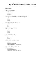 BỘ ĐỀ RUNG CHUÔNG VÀNG KHỐI 1