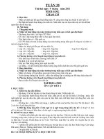 GIÁO ÁN LỚP 5  2 BUỔI TUẦN 34,35