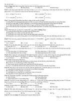 đề thi TN 2011 hay số 2