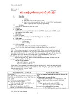 BÀI 2: HỆ QUẢN TRỊ CƠ SỞ DỮ LIỆU (tt)