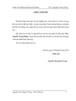 Phân tích thống kê phân phối chuẩn 