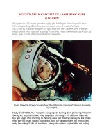 NGUYÊN NHÂN CÁI CHẾT CỦA ANH HÙNG YURI GAGARIN.