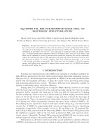 Mg DOPED tio2 FOR DYE SENSITIVE SOLAR CELL AN ELECTRONIC STRUCTURE STUDY 