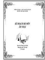 Bìa kế hoạch bộ môn