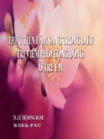 Thưc tiễn lâm sàng trong điều trị viêm phổi cộng đồng ở trẻ em