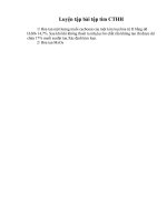 BÀI TẬP TÌM CTHH