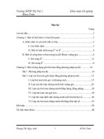 Phương pháp toạ độ và các ứng dụng 