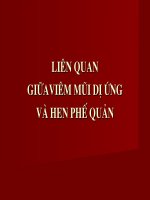 Liên quan giữa viêm mũi dị ứng và hen phế quản