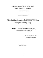 Một số giải pháp phát triển doanh nghiệp nhà nước ở việt nam trong bối cảnh hội nhập 