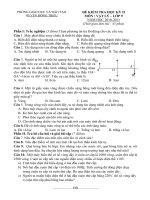 Đề kiểm tra HK II năm học 2010 2011