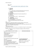 BÀI 6: GIẢI BÀI TOÁN TRÊN MÁY TÍNH