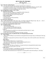 ĐỀ CƯƠNG ÔN THI HKII MÔN MỸ THUẬT NĂM 2010 2011