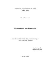 MARTINGALE rời rạc và ứng dụng 
