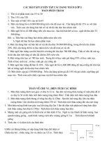 bai tap on tap cac dang toan lop 5