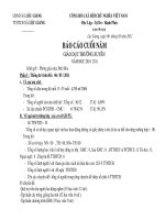 Báo cáo GDTX cuối năm 2011 TTHTCĐ