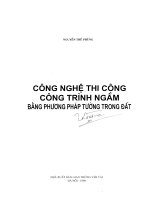 công nghệ thi công công trình ngầm bằng phương pháp tường trong đất