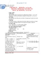 bài soạn đại số 9   kì 2 chuẩn