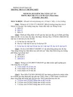 Nhiều đề thi giáo viên giỏi phần năng lực 2015