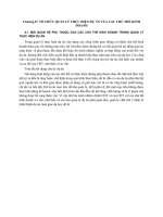 Chương IV tổ CHỨC QUẢN lý THỰC HIỆN dự án của các CHỦ THỂ KINH DOANH 