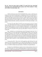 Đánh giá hoạt động nghiên cứu khoa học sinh viên khoa quản trị kinh doanh tại học viện công nghệ bưu chính viễn thông giai đoạn 2006- 2010