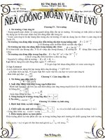 Đề Cương Vật Lý Thi HK2 Trường THPT Tịnh Biên 2010 2011