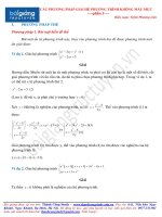 Các phương pháp giải HPT không mẫu mực (Phần 1)