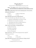 Đề thi HK II ngữ văn 6,7 có ma trận