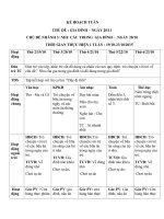 GIÁO án mầm NON năm 2015 CHỦ đề NHU cầu GIA ĐÌNH và đồ DÙNG TRONG GIA ĐÌNH 