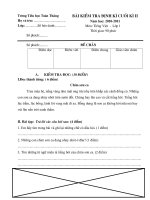 Tếng Việt 1 cuối kì II