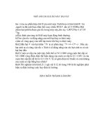 CÓ MẤY BÀI KHÓ NHỜ ANH EM GIẢI GIÚP