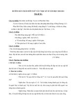 Đáp án Môn Ngữ văn 7 HK II năm học 2010   2011