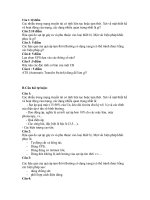 ngân hàng câu hỏi tự luận và trắc nghiệm cho người thi vào viettel dành cho kĩ sư hệ thống điện