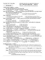 Đề thi học kỳ II môn GDCD 10