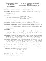 đề thi thử toán khánh hòa