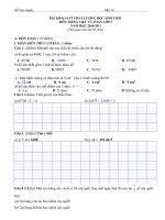 Đề thi HSG lớp 3 năm học 2010 2011