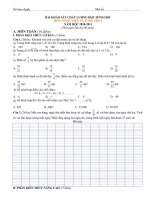 Đề thi HSG lớp 4 năm học 2010 2011