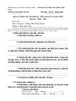 MAU BANG NHAN XET, DANH GIA, XEP LOAI GIAO VIEN