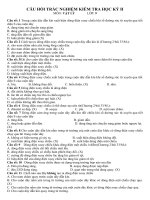 Câu hỏi TN ôn tập VL9 HKII