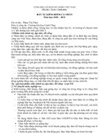 Bản kiểm điểm cuối năm