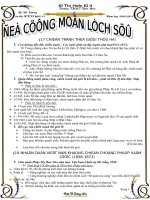 Đề Cương Sử Thi HK2 Trường THPT Tịnh Biên 2010 2011