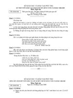 Bo De thi vao lop 10 mon van