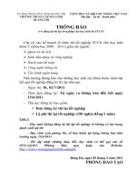 THÔNG BÁO ĐĂNG KÝ THI LẠI TỐT NGHIỆP