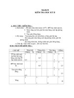 ĐỀ KIỂM TRA HKII MÔN TOÁN 8