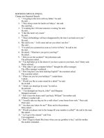 REPORTED SPEECH(TPque) 