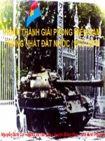 HOAN THANH GIAI PHONG MIEN NAM THONG NHATDAT NUOC1973