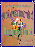 Ứng dụng tỉ lệ bản đồ Lớp4 (Chỉnh sửa)